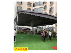 全國安裝大排檔帳篷推拉雨棚 推拉活動(dòng)雨棚倉庫停車藍(lán)球